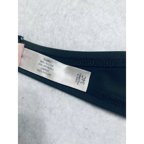 Victorias Secret Bikini Womens Small 34C Green Underwire Halter Swim Beach Boho - Picture 6 of 11